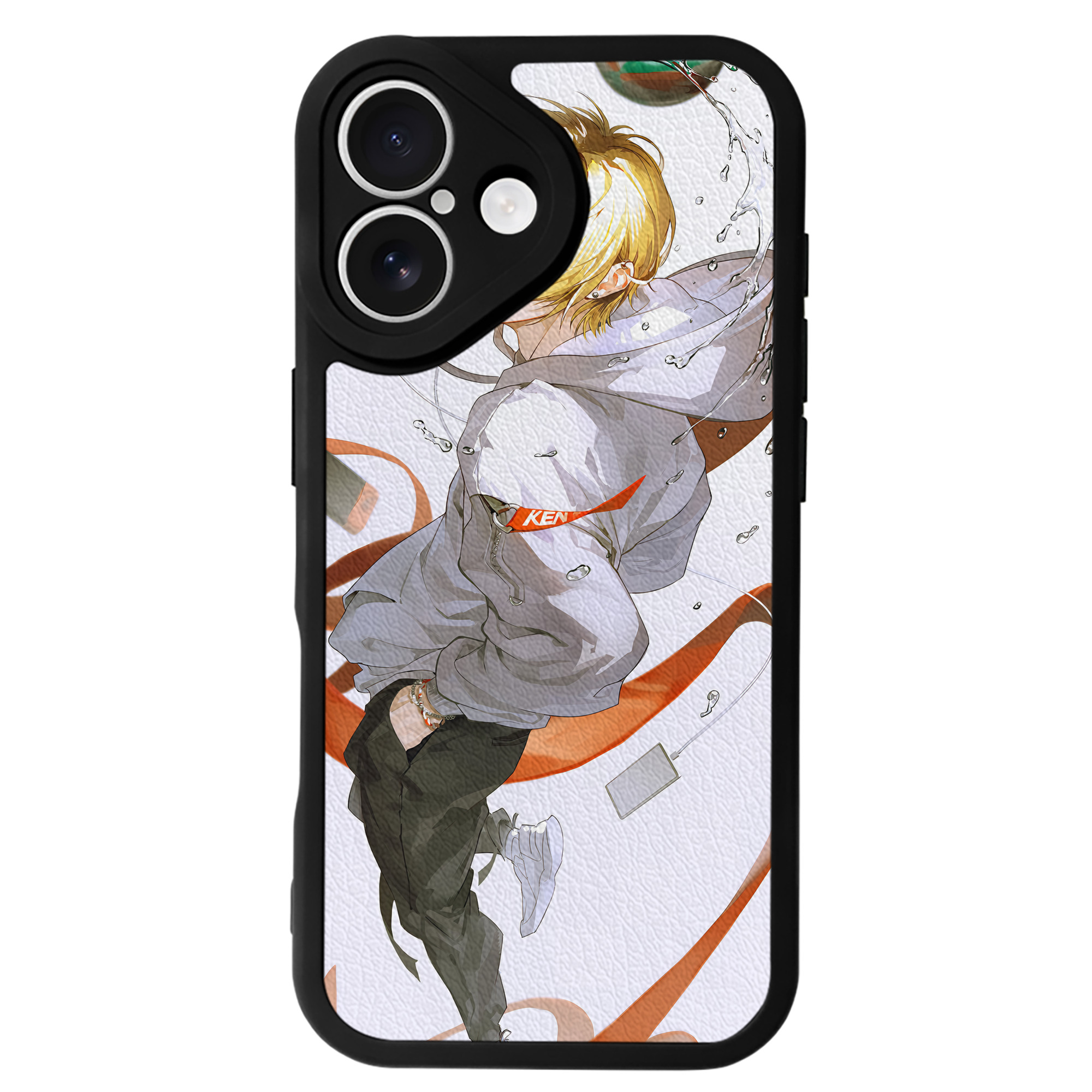 （画像用） ハイキュー!! Haikyu!! 【iPhone 16シリーズ対応】シリコンスマホケース（レザー調） 材質：シリコン